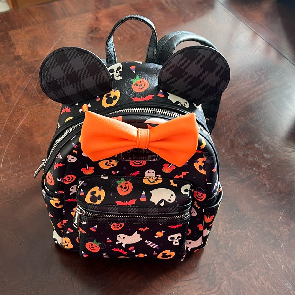 Disney Minnie Mouse Halloween Mini Loungefly Backpack Disney Parks 2021